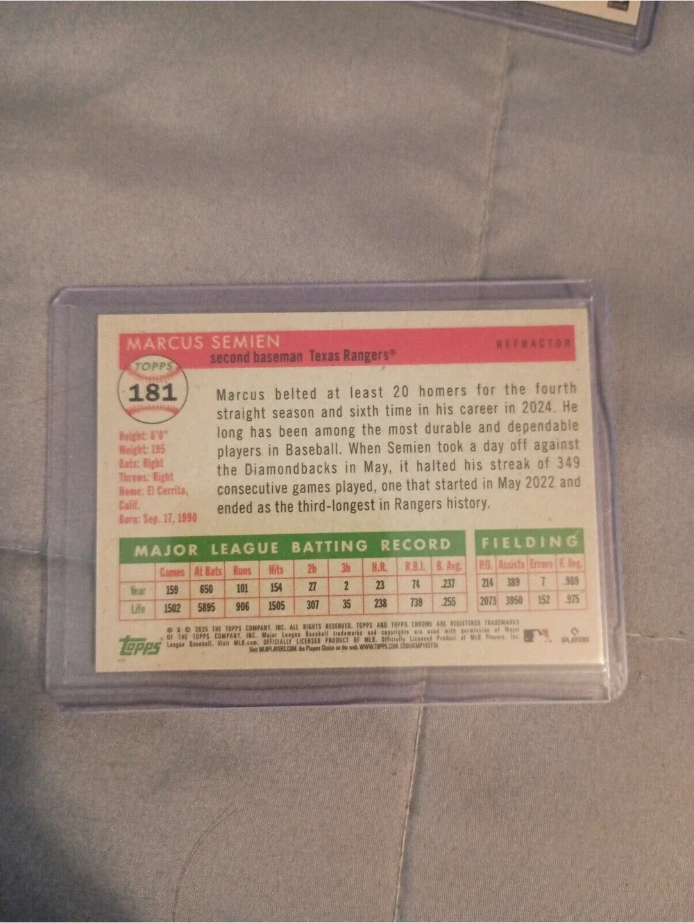 Lot of Texas rangers Topps chrome 2025 refractors